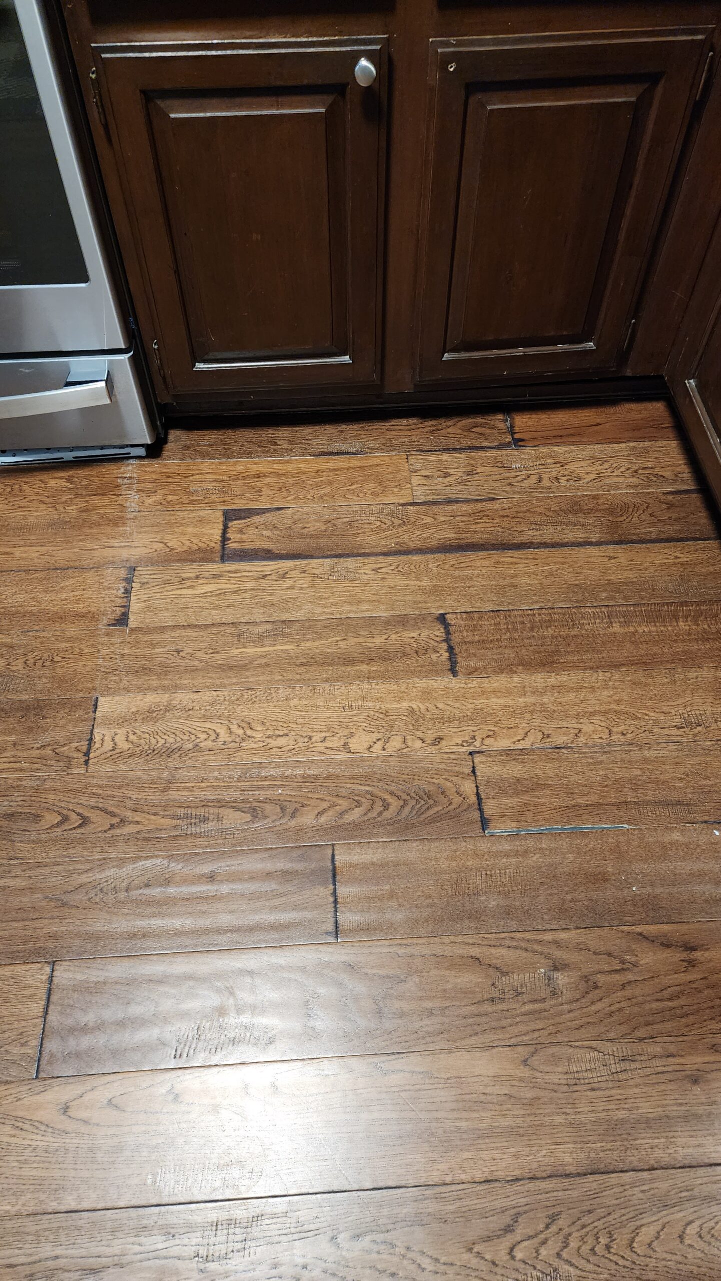 Water-Damaged Flooring Water can cause serious damage to your floors. It can lead to warping, mold, and other problems. If your flooring gets wet, act quickly.