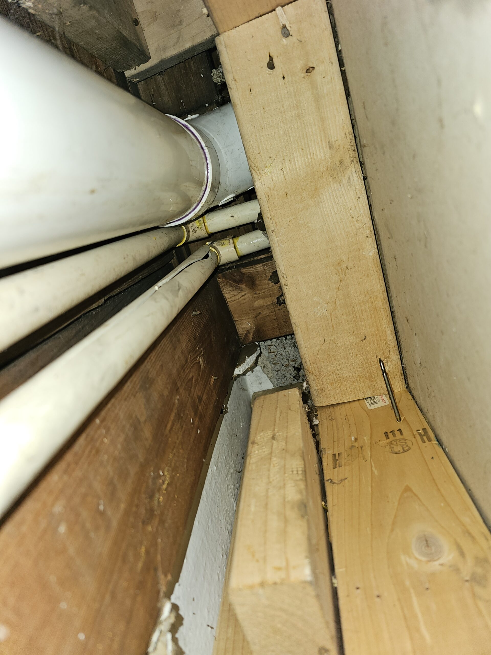 Frozen Burst Cpvc Water Line Causing leaking pipes