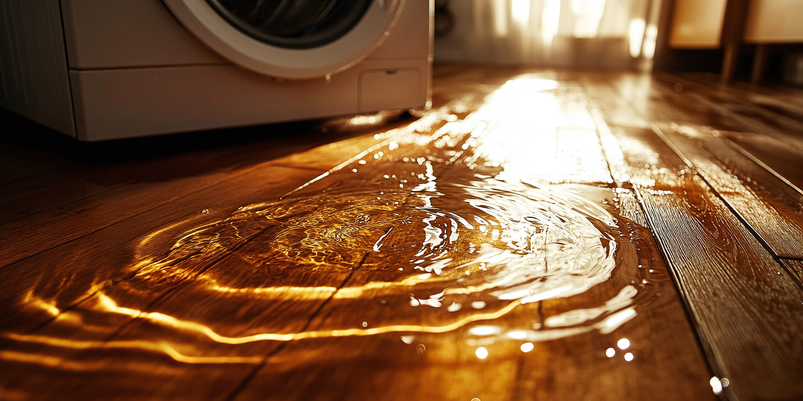 Washing machine leaking water