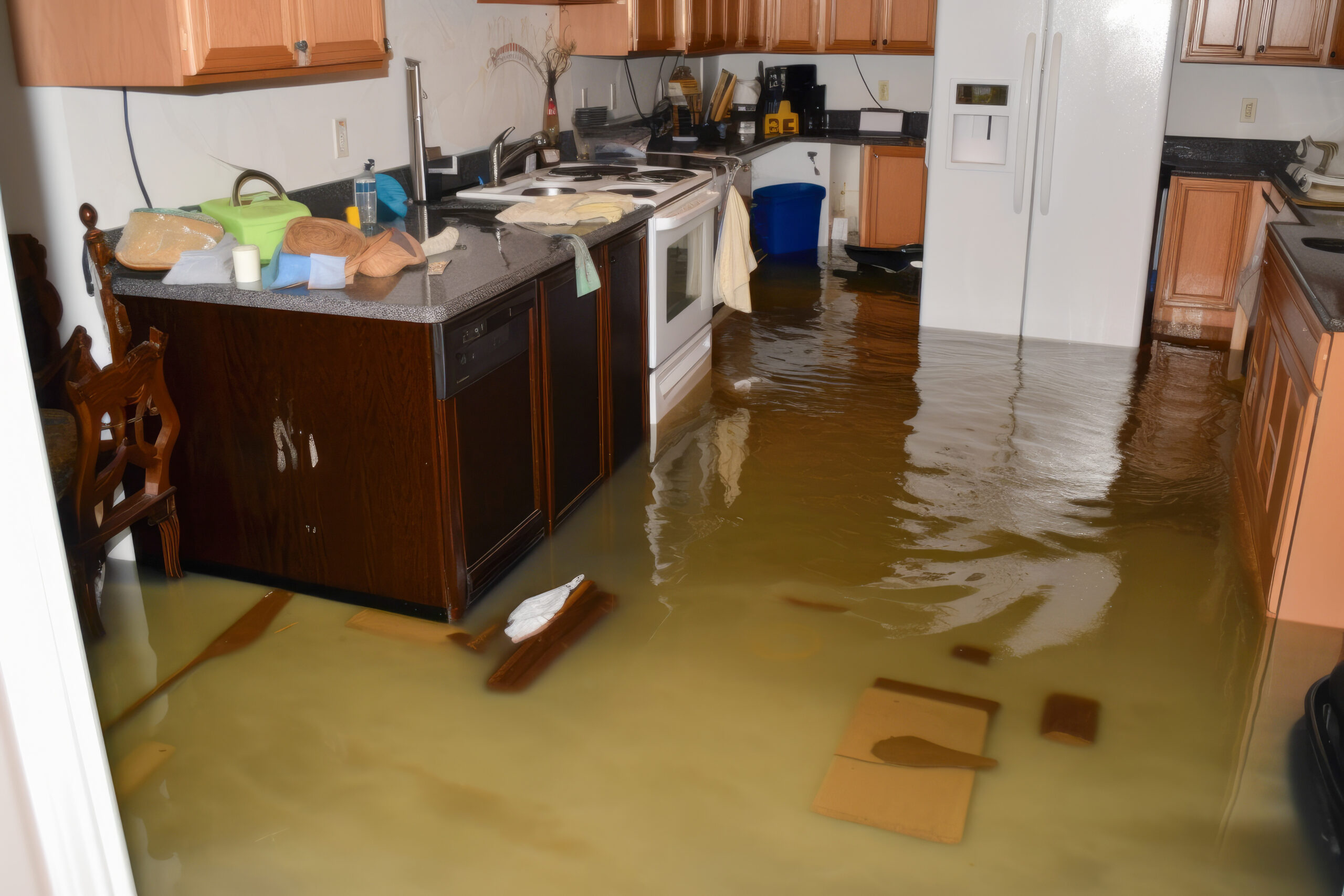 basement flood clean up in Brighton mi