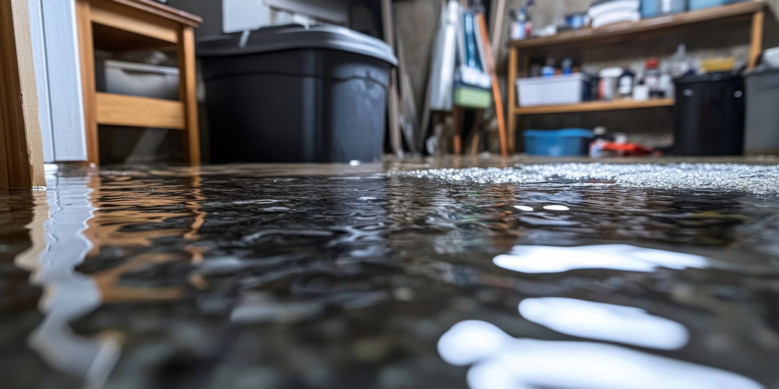 Damaged content failed sump pump flooded basement
